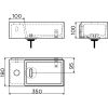 Clou New Flush 3 CL030343201 fontein 35x18cm keramiek wit