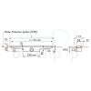 Easy Drain Compact 30 TAF Wall EDCOMTAFW150030 douchegoot 150cm zijuitloop