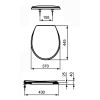 Ideal Standard Contour 21 - Eurovit K705301 toiletzitting met deksel wit