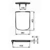 Ideal Standard Mia J505701 toiletzitting met deksel wit *niet meer leverbaar*