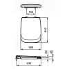 Ideal Standard Ventuno T663801 toiletzitting met deksel wit