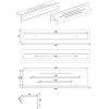 Brauer 5-NG-226 handdoekrek met planchet 40cm rvs geborsteld pvd