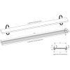 Brauer DR-LOSMR140NG loose multifunctional grille 7 x 140cm stainless steel brushed