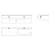 Clou Fold CL/09.04028.83 toiletrolhouder met planchet brons geborsteld PVD