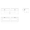 Clou Fold CL/09.04057.83 handdoekrek 60cm brons geborsteld PVD