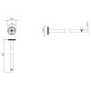 Clou Kaldur CL/09.05058.41 handdoekrek RVS geborsteld