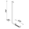 Geesa Komfort & Sicherheit 915808-62-L Wandhalter 90° links chrom