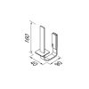 Geesa Craft 911512-02 reserverolhouder chroom