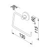 Geesa Hotel 915309-02 toiletrolhouder zonder klep chroom