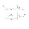 Inda Hotellerie - Gealuna A1051BNS zeephouder RVS geborsteld