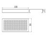 Inda Indissima A88540NE Schönheit Modul 200mm für Styling-Tools matt schwarz
