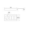 Inda Indissima A88540WM beauty module 200mm for styling tools matte white