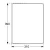 Pressalit 1090000 Wandabfalleimer, soft open, Magnetverschluss weiß