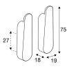 Pressalit Style PR70100 handdoekhaak geborsteld messing (2 stuks)