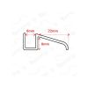 San4U Sealday SD143 drainage profile, 100cm, 8mm
