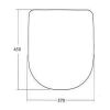 Sphinx 430 S8H51400000 OLK-04 soft-close toilet seat with cover white (OUTLET)