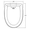 Sphinx Gilia S8H5M00R000 OLW-05 toilet seat with cover white (OUTLET)