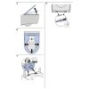 Geberit Icon 245.464.JT.1 toiletzitting met deksel mat wit