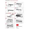 ACO ShowerDrain C 408714 douchegoot met vloerflens 58,5cm zijuitloop
