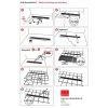 ACO ShowerDrain C 408723 douchegoot met vloerflens 78,5cm zijuitloop