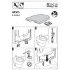 Roca Nexo 780164A004 toiletzitting met deksel wit