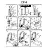 Pressalit Sway D2 994231-DF4999 toiletzitting met deksel mat zwart