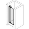Huppe 1002, 054226 drain profile for revolving door with fixed part in recess