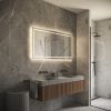 Phantom Mirrors Serie 001 001.140.70 rechthoekige LED spiegel, 140x70 cm met directe en indirecte led rondom