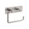 Pressalit Choice Q30210 toilet roll holder with wall plate brushed steel
