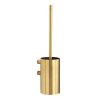 Pressalit Choice Q70850 toiletborstelgarnituur voor wandmontage geborsteld messing