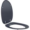 Pressalit Dania R37108-D92999 WC-Sitze mit Deckel dunkelblau (RAL 5011)