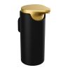 Pressalit Style PR70700 zeepdispenser geborsteld messing/ zwart
