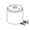 Pressalit T9803 erhöhter Puffer mit Schraube 50mm