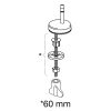 Pressalit Inspira Uni 1074000-D05999 toiletzitting met deksel wit