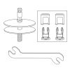 Villeroy en Boch Subway 3.0 8M4261RW toiletzitting met deksel stone white