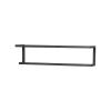 Sealskin Carré 396230746 dubbele handdoekhouder 48 cm mat zwart (OUTLET)