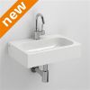 Clou Mini Match Me CL0308151 mineral marble Wash-hand basin 45cm white