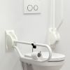 Handicare (Linido) LI2603370402 opklapbare toiletbeugel 700 mm RVS gecoat wit
