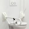 Handicare (Linido) LI2603390402 opklapbare toiletbeugel 900 mm RVS gecoat wit
