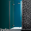 Inda Praia 1000 RBGV133096 magnetic profile lateral for revolving door with fixed element for recess, 195cm