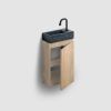 Clou InBe IB0716703663 Unterschrank für Flush 3 und InBe set 3 Handwaschbecken, Eiche griechisch