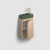 Clou InBe IB0716703663 Unterschrank für Flush 3 und InBe set 3 Handwaschbecken, Eiche griechisch