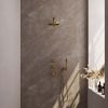 Brauer Carving 5-GG-097 thermostatic concealed rain shower SET 01 gold brushed PVD