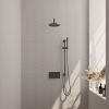Brauer Carving 5-GM-198 thermostatische inbouw regendouche met drukknoppen SET 63 gunmetal geborsteld PVD