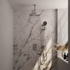 Brauer Carving 5-NG-144 thermostatic concealed rain shower 3-way diverter SET 48 stainless steel brushed PVD