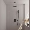 Brauer Carving 5-S-137 thermostatic concealed rain shower 3-way diverter SET 41 matte black