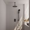 Brauer Carving 5-S-144 thermostatic concealed rain shower 3-way diverter SET 48 matte black