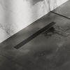 Brauer DR-MRF80S shower drain with multifunctional grating and flange 7 x 80cm matte black