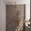 Brauer Edition 5-GG-066 thermostatische inbouw regendouche 3-weg omstelling SET 41 goud geborsteld PVD