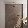 Brauer Edition 5-GK-060 thermostatic concealed rain shower 3-way diverter SET 35 copper brushed PVD